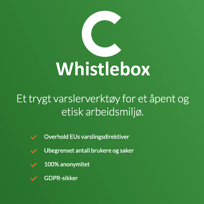 Confirma Software lanserer Visselbox – et verktøy for et åpent og etisk arbeidsmiljø